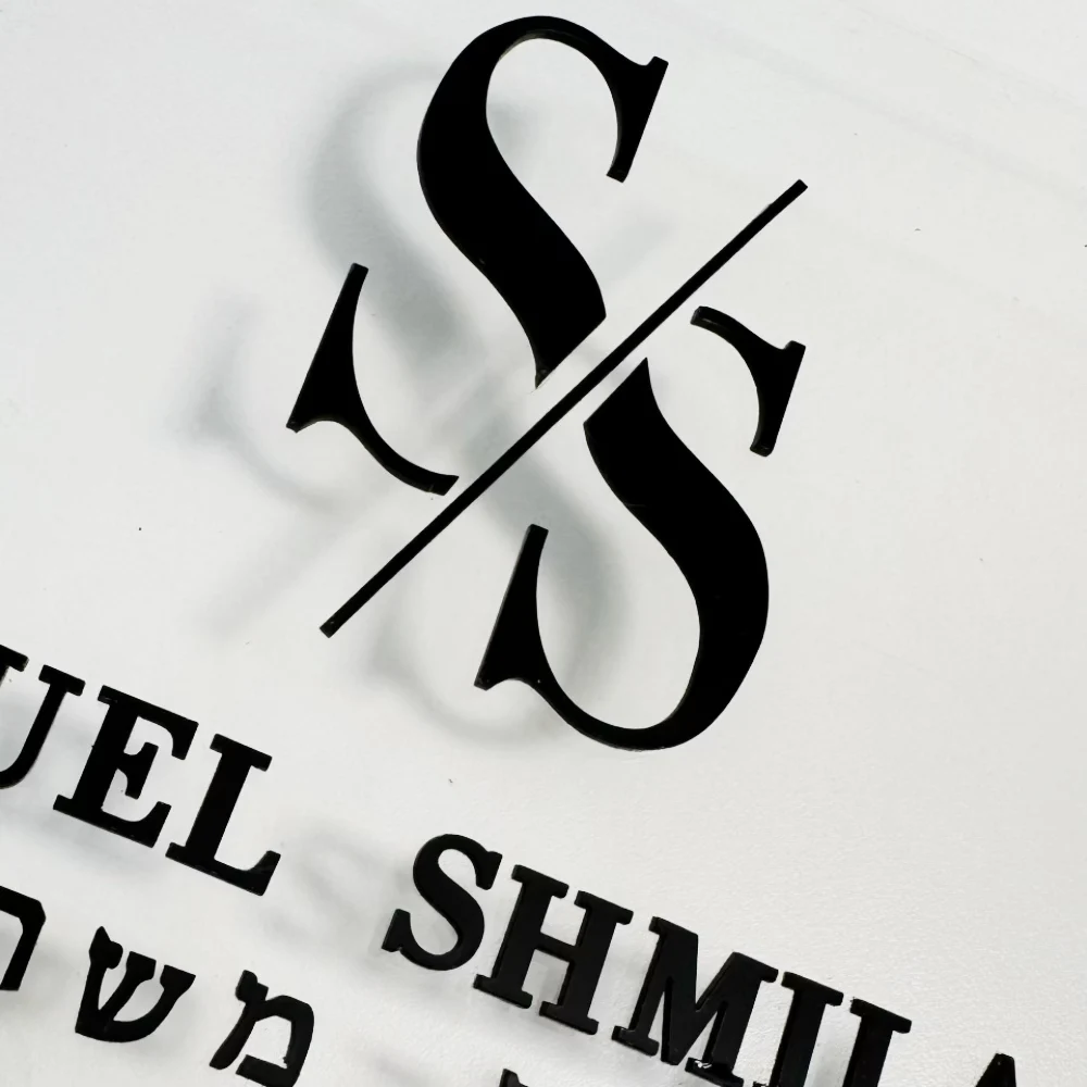 Modern Acrylic 3D Business Signboard Tranparent Plate with Customize Laser Cutting Logo Letter
