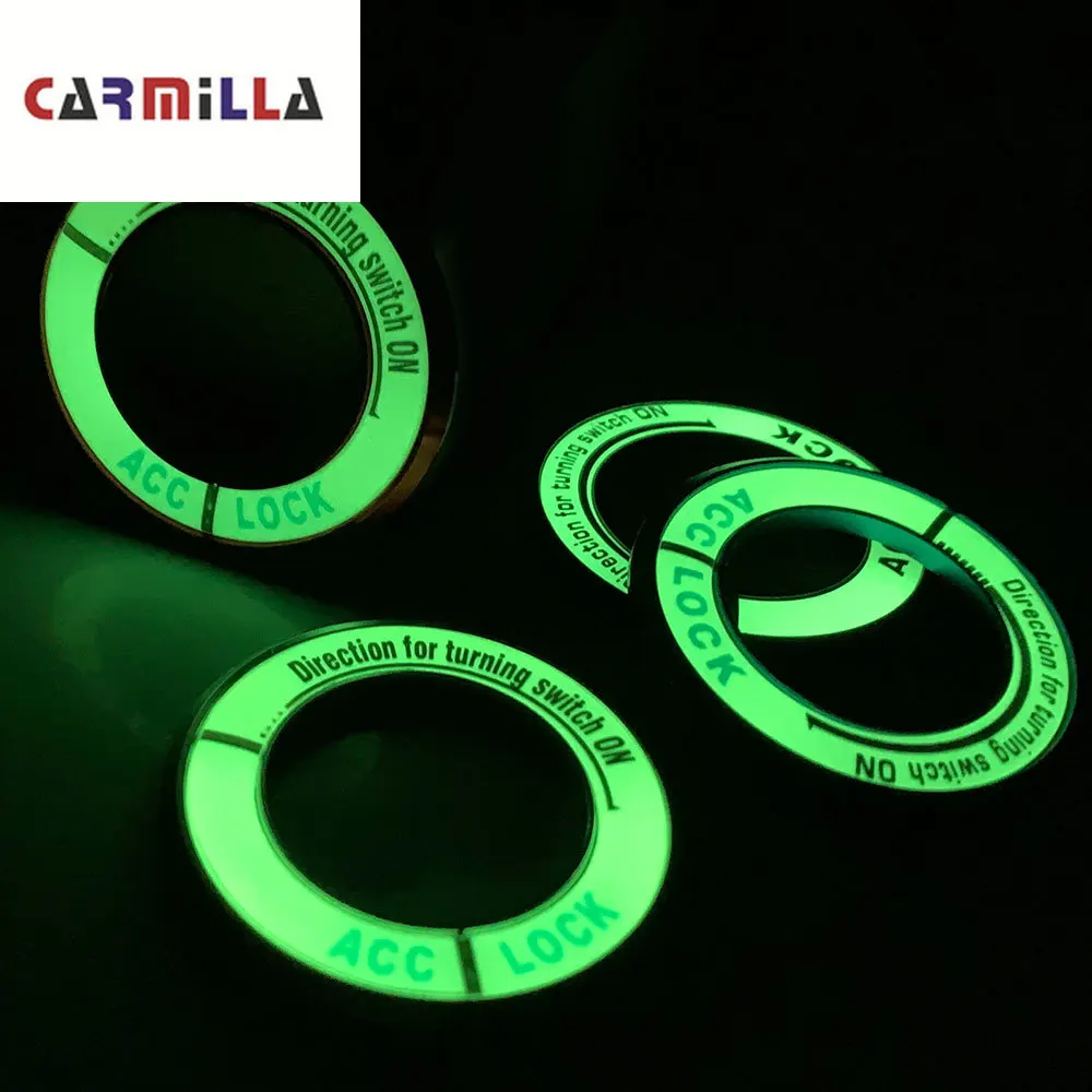 Carmilla Car Ignition Switch Cover Sticker Ring for Chevrolet Cruze Sedan Hatchback for Opel Mokka ASTRA J Insignia Sport Tourer