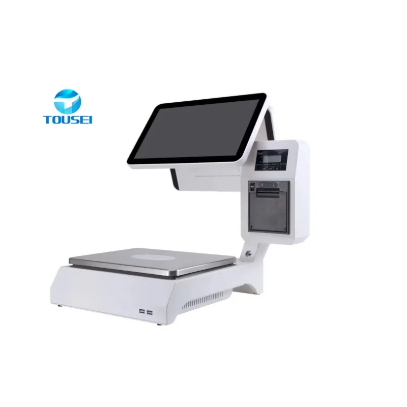 

Розничная продажа J900 I3 I5 Процессор 15,6 11,6-дюймовый двойной сенсорный экран Pos Кассовый аппарат Электронная точка продажи Весы