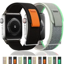 Nylon Band For apple watch band 49mm 44mm 40mm 45mm 41mm 42mm 44 45 49 mm correa bracelet iWatch Ultra series 7 6 5 3 se 8 strap