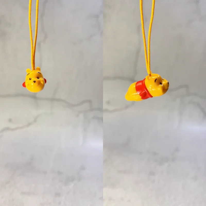 Genuine Bulk Q Version of The Little Yellow Bear In Red Clothes Cartoon Peripheral The Model Toys Key Bag Decoration