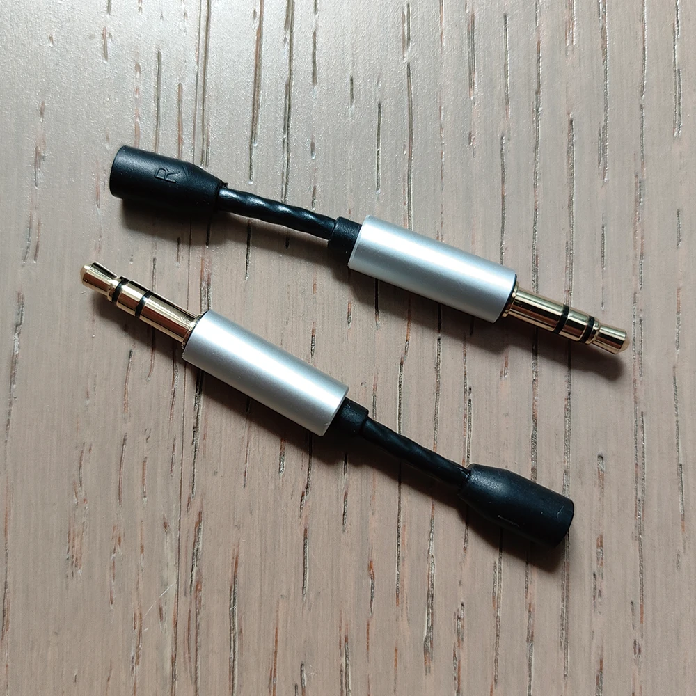 ELFINEAR Ensemble d'adaptateurs de câble audio stéréo MMCX vers 3,5 mm AUX - Convertir des connecteurs MMCX vers prises à 2 broches 3,5 mm, 2,5 mm et 0,78 mm