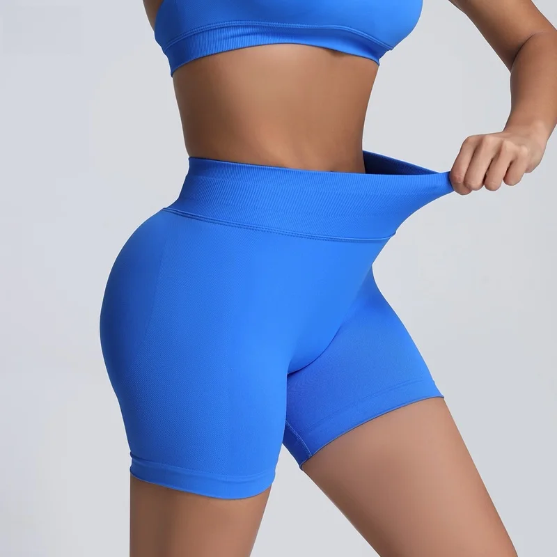 HISTELLO спортивные шорты женские спортивные шорты Scrunch Booty фитнес байкерские короткие леггинсы для йоги для бега в тренажерном зале бесшовные леггинсы