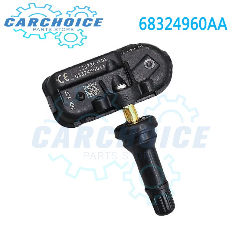 434Mhz TPMS for Jeep Cherokee Van KL 2.0 2.2 2.4 3.2 2014-2020 for RAM 1500 2500 3500 Tire Pressure Monitor Sensor 68324960AA