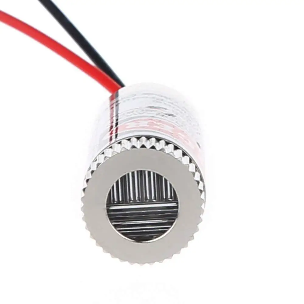 650nm 5mW Red Point / Line / Cross Laser Module Head Glass Lens Focusable Industrial Class