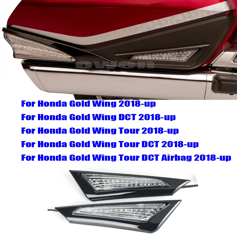 

Goldwing GL1800 Motorcycle Side Indicator LED Marker Lights Decorative Lamp For Honda Gold Wing Tour DCT Airbag 2018-2023