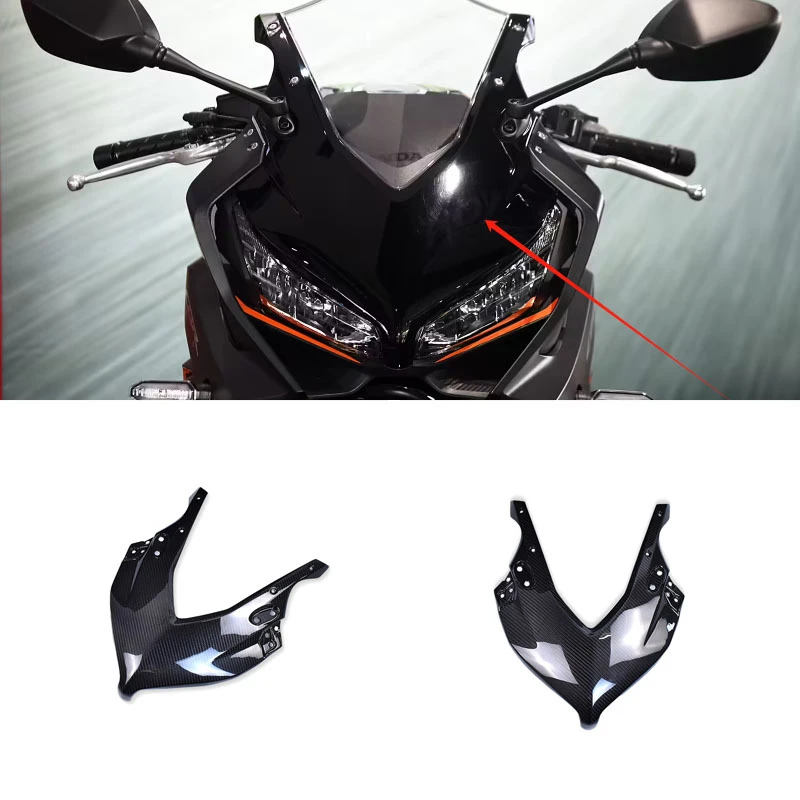 

ApplicableHONDAHonda CB650R/CBR650RMotorcycle modified carbon fiber hood front fairing
