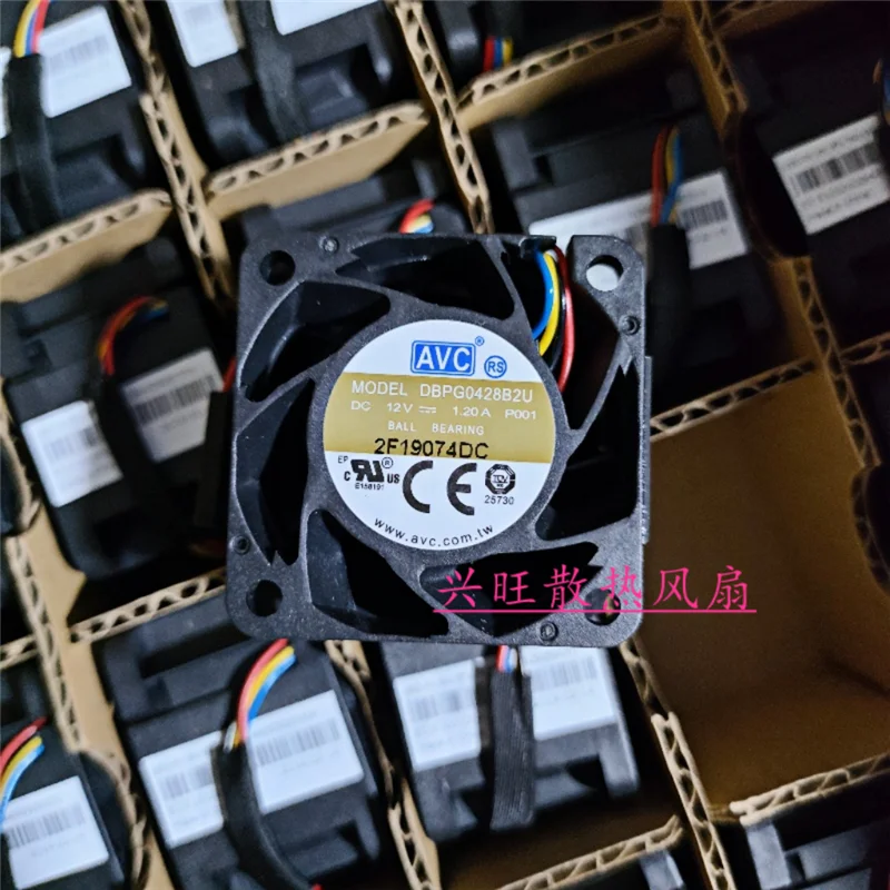 

Новый вентилятор процессора DBPG0428B2U для серверного вентилятора AVC 4CM 4028 12 В 1,20 А