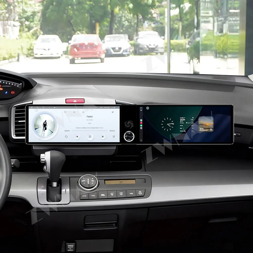 Tela sensível ao toque HD de 12,3 polegadas com Android 13 para Audi A6/S6/RS6 1997-2004, reprodutor multimídia GPS para carro, acessórios internos, G