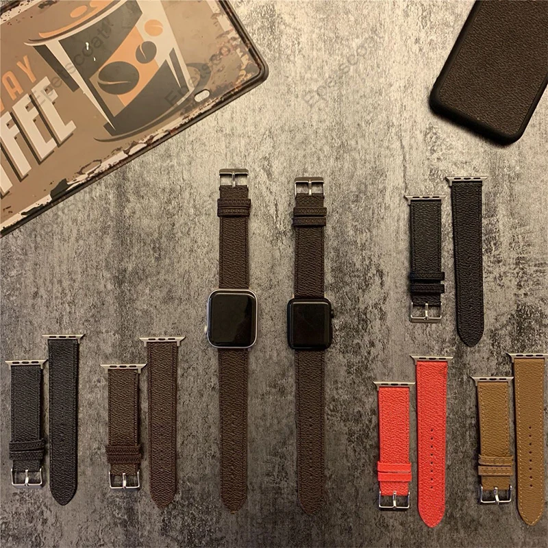 Vintage leather watch bands for Apple Watch 10 46 42 mm 9 8 7 6 5 4 3 Ultra 1 2 SE 38 40 41 44 45 49 loops wholesale 003