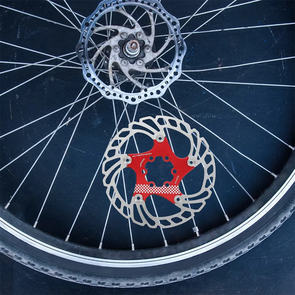 

1Set Universal Disc Brake Set for Bike Electric Scooter High Strength Stainless Steel Aluminum Alloy 6 Bolt Mounting Excellent