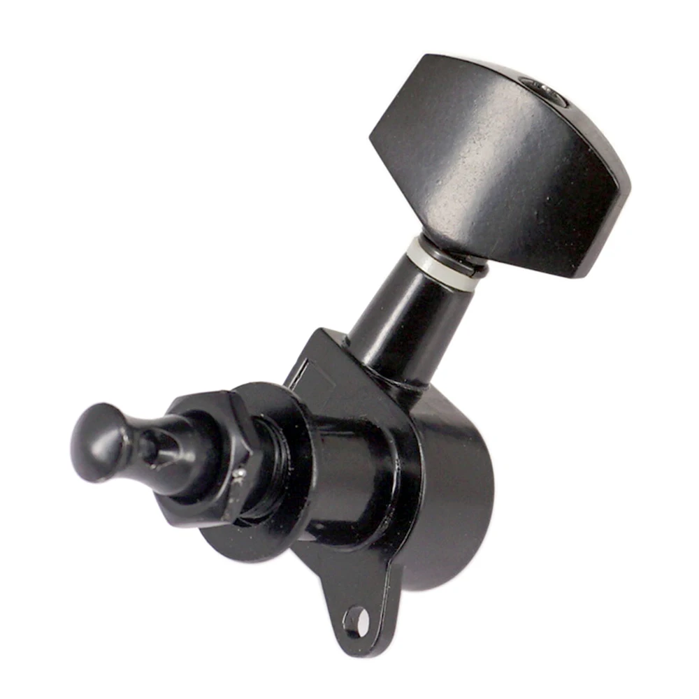 6Pcs/Set Sealed Guitar String Peg Locking Tuners 3L3R Tuning Peg String Tuners Electric Acoustic Guitar Tuner Machine Heads Knob