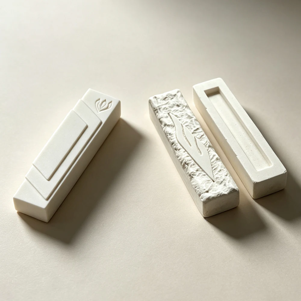 Moule en silicone rectangulaire pour boîte à mezuzah 18/15 cm |   Compatible avec le béton, le Jesmonite et la résine |   Moule artisanal réutilisable pour poteau de porte