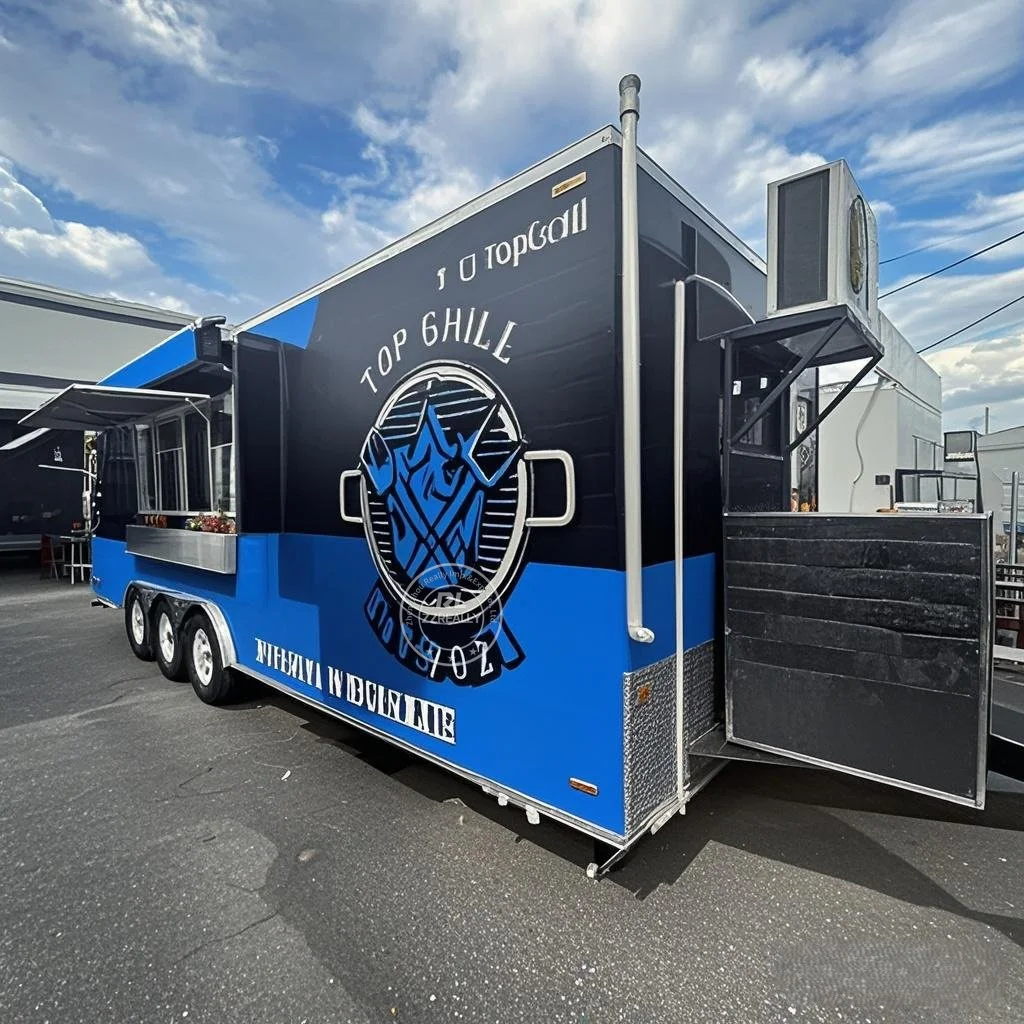 

2025 Concession Food Trailer Mobile Kitchen Fully Equipped Snack Truck Burger Ice Cream Coffee Food Truck Mobile Restaurant