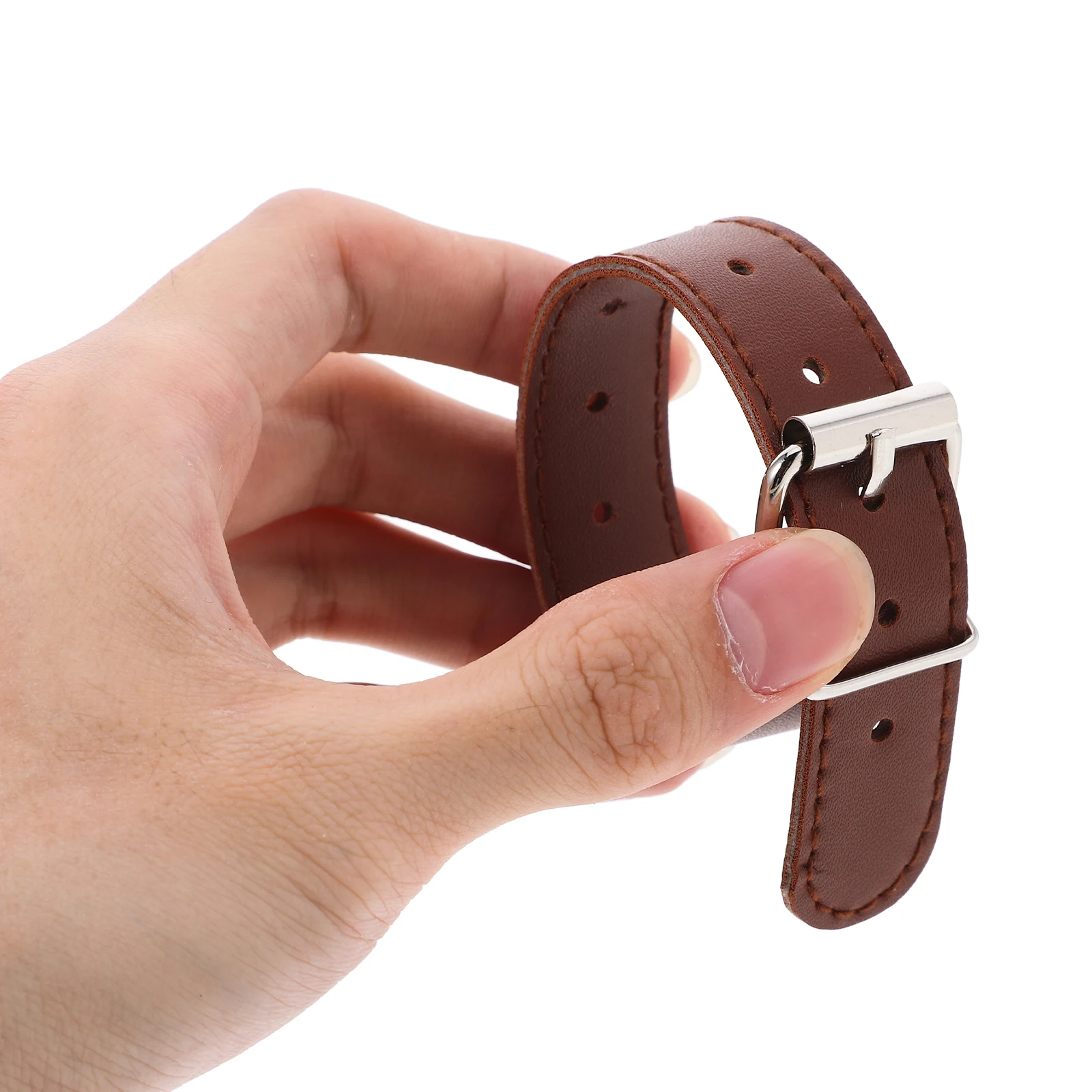 

2 Pairs Bike Basket Accessories Straps for Racks Sturdy Adjustable Hole Kids Cycling Front Container Brown Black