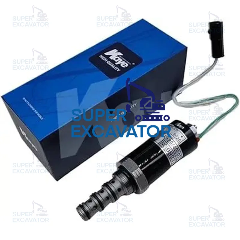 

Hydraulic Pump Solenoid Valve KDRDE5K-20/40C07-109 Compatible with R215-7/R225-7/R220-9 Excavator Parts (R220-9)