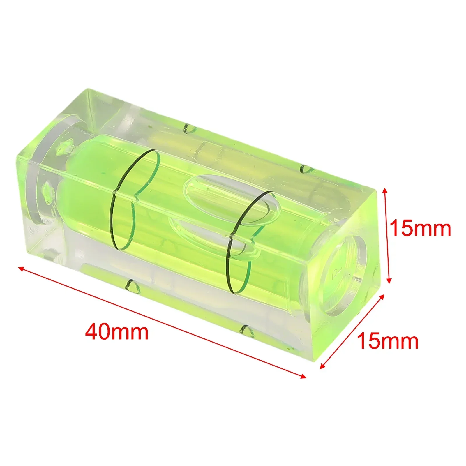 

5/10pcs Square Spirit Level Bubble Small Leveller Precision Level Cylinder Level Horizontal Bead Level Bubble Measuring Tools