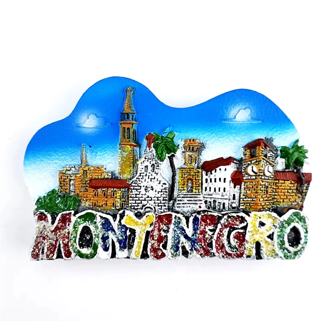 Europe Montenegro Tourist Souvenir Magnetic Refrigerator Sticker Collection Gift Fridge Magnets