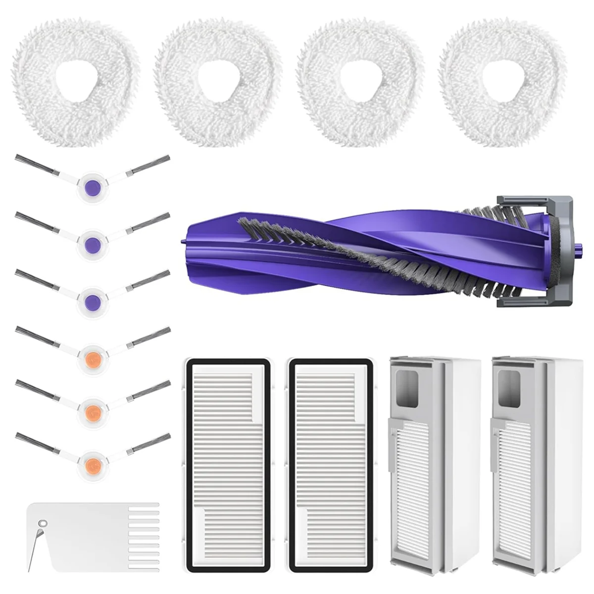 لـ Freo X Ultra Robot Vacuum فرشاة جانبية رئيسية فلتر Hepa أكياس الغبار ملحقات وسادات الممسحة