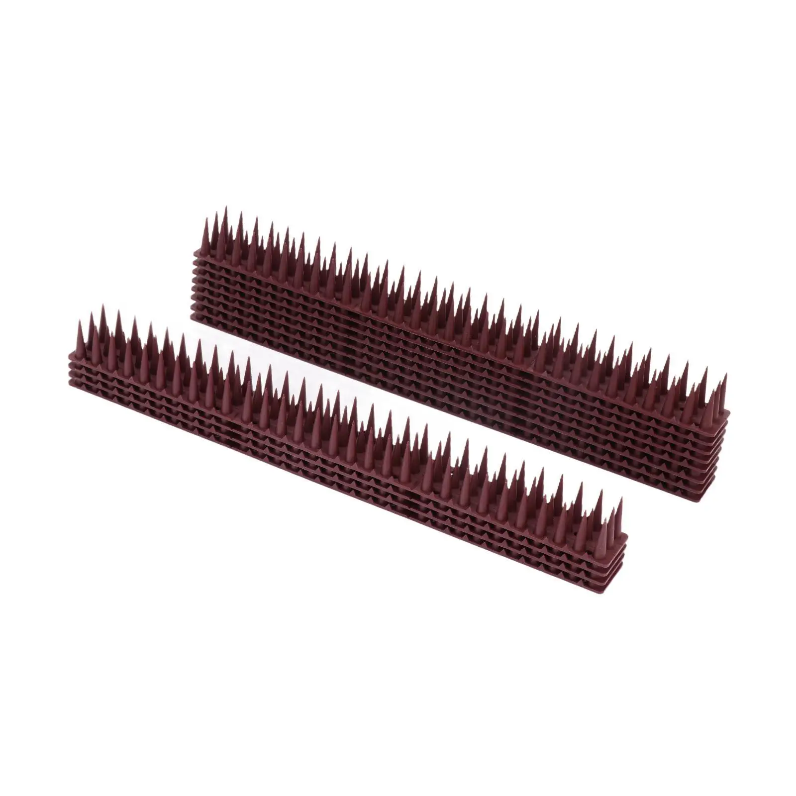 40x Bird Spikes Outdoor Deterrent Device Pigeon Spikes Bird Away Spikes for Fences Railing and Roof Outside Cats