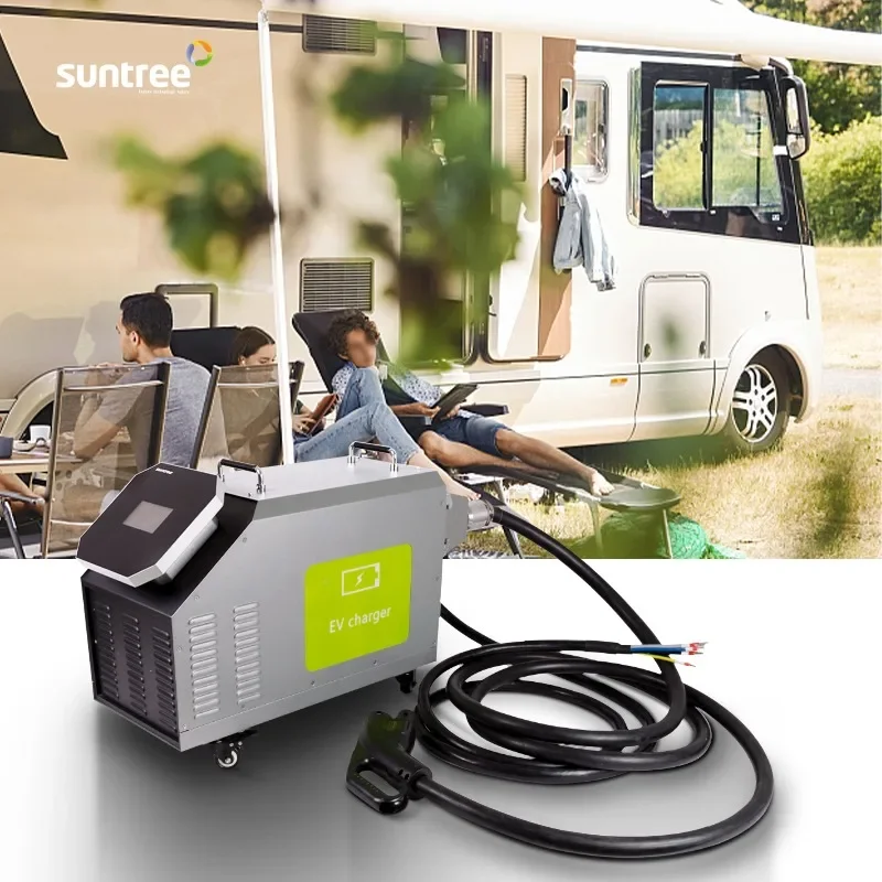 New Energy High Efficiency Solar DC EV 20kw Gb/t Portable Ev Fast Charger With Battery