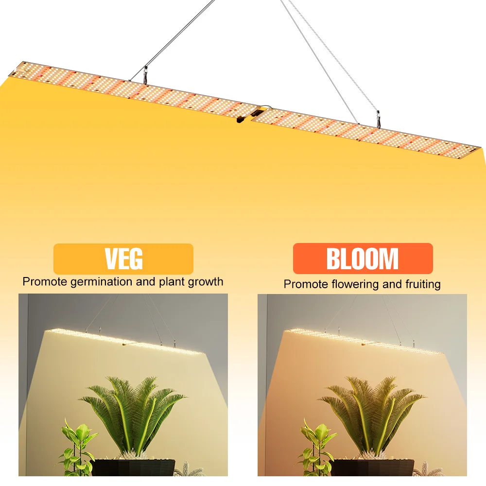 400 واط LED تنمو أضواء الطيف الكامل الكم مجلس داخلي الدفيئة خيمة الخضروات بونساي النباتات زراعة الإضاءة AC100-277V