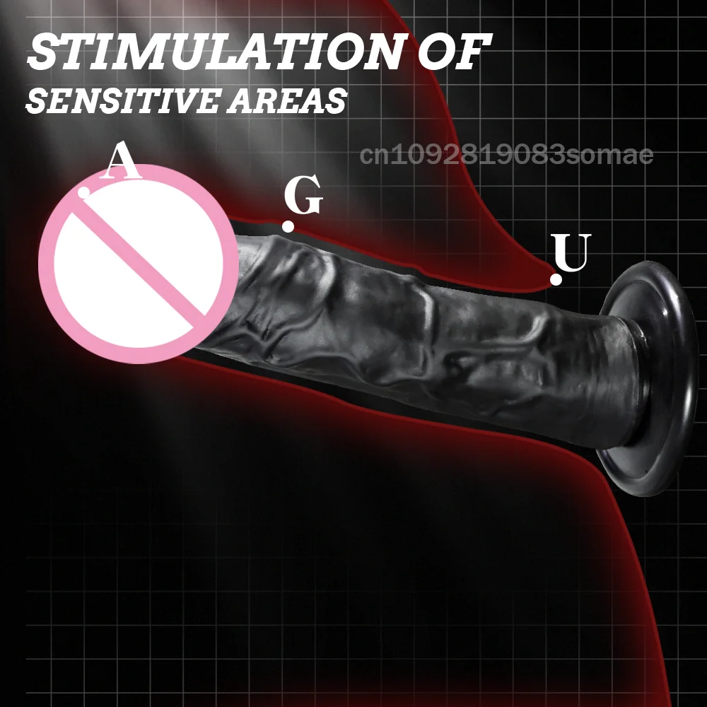 Realistic Dildo for Women Silicone Beginner G-spot Anal Stimulation Dildo with Strong Suction Cup for Adult Sex Toy Masturbator - Image 4