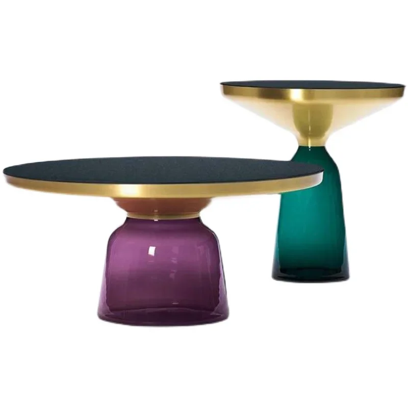 

Coffee Table Modern Simple Small Apartment Designer High-End round Color Side Table