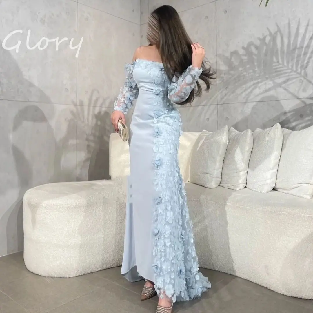 Blue Prom Dress Elegant Evening Dress Beautiful Dresses For Women Dubai Fashion Long Dresses Luxury 2024 Birthday Dresses Gala