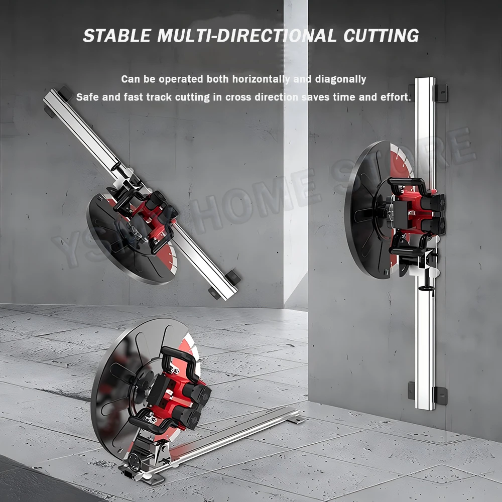 Wall Slotting Machine electric orbital cutter Concrete change window industrial wall saw Hand crank wall-cutter depth cut 28cm