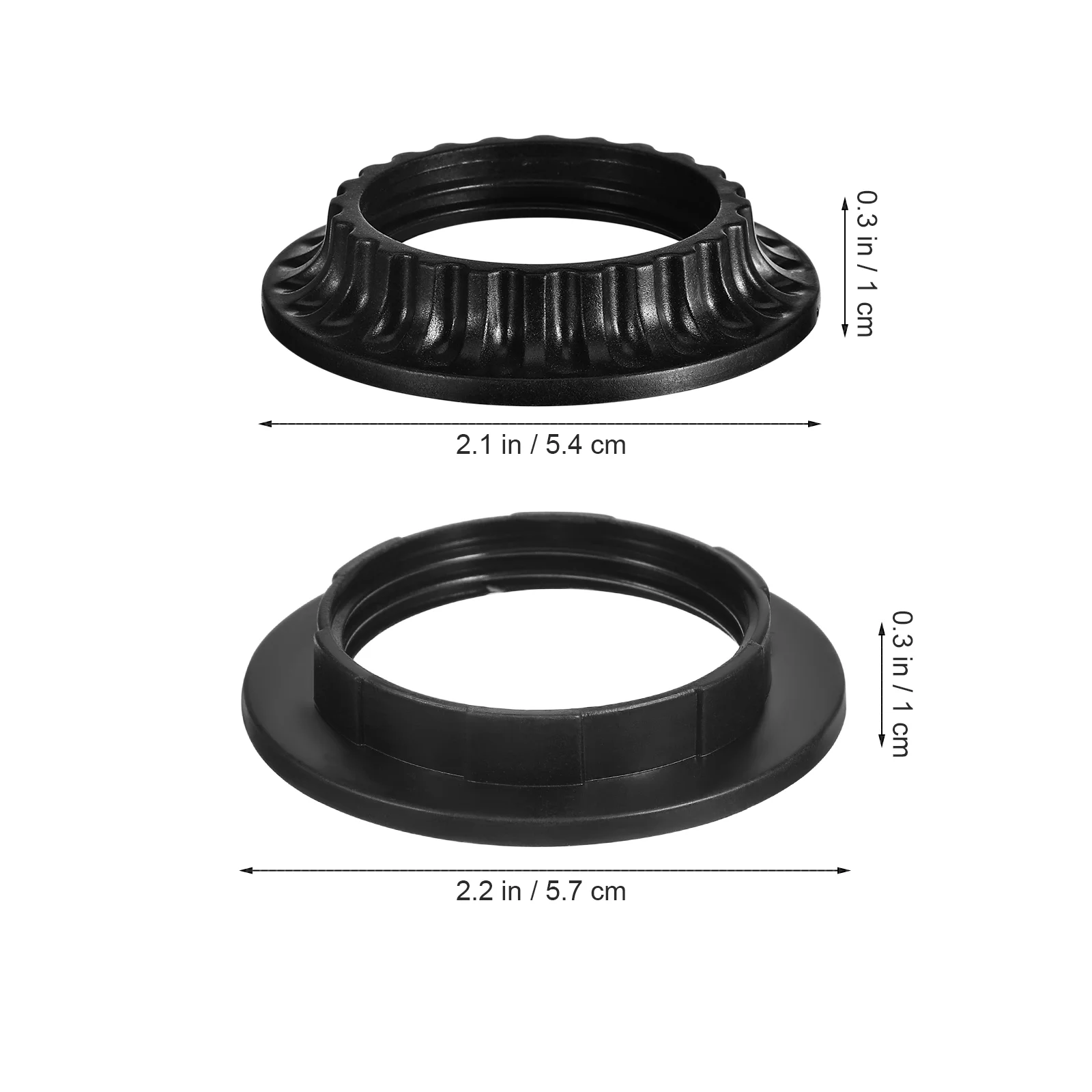 4 Pcs E27 E26 Shade Adapter Rings Light Socket Collar Fixing Retaining Fittings For Pendant Table Floor Lamps Simple