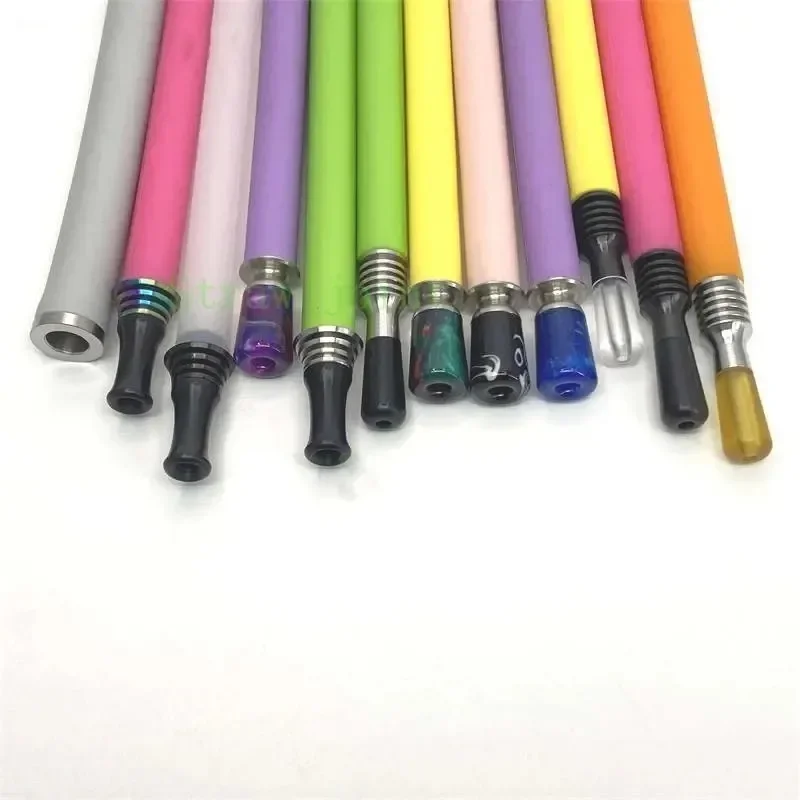 1 peça 510 ponta de gotejamento mtl ss316 metal ponta longa resistência ao calor suporte de bocal acessórios junta de palha de 3 cores