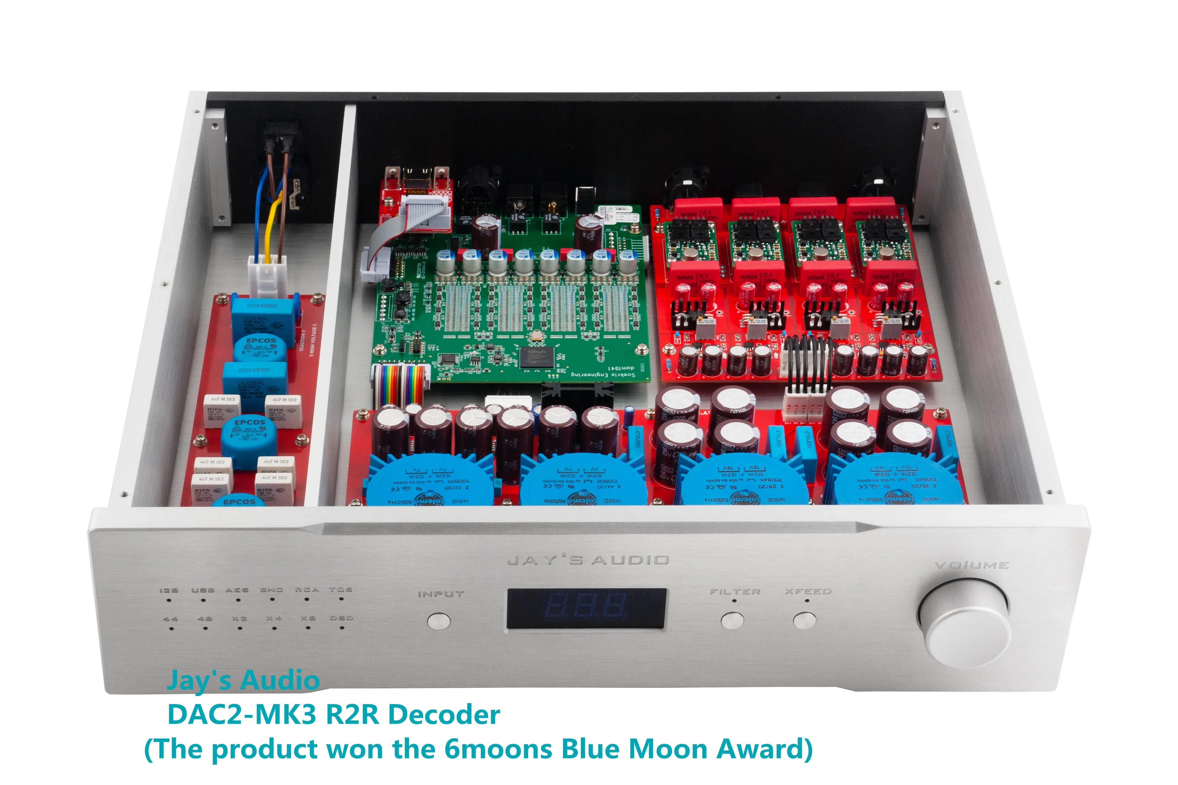 

New Jay's Audio DAC2-MK3 R2R Decoder (6moons Blue Moon Award-winning product)