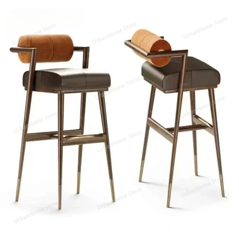 

Feature Nordic Bar Chairs Luxury Design Stool Modern Ergonomic Bar Chairs Kitchen Living Room High Barkrukken Furniture