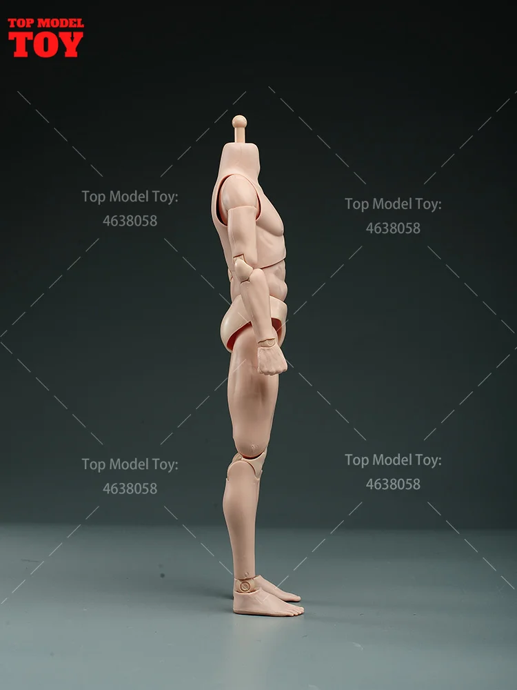 โมเดลร่างกายชายแบบข้อต่ออ่อนตัวพิเศษ ขนาด 1/6 พร้อมคอเชื่อมต่อ กล้ามเนื้อสีขาว ขนาด 12 นิ้ว ตุ๊กตาแอคชั่นฟิกเกอร์ทหาร