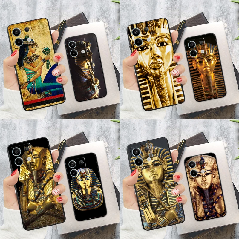 Egypt Egyptian Pharaoh Case For Xiaomi Redmi Note 13 12 11 9 10 14 Pro 9S 10S 11S 12S Redmi 13C 10C 12C 14C Cover