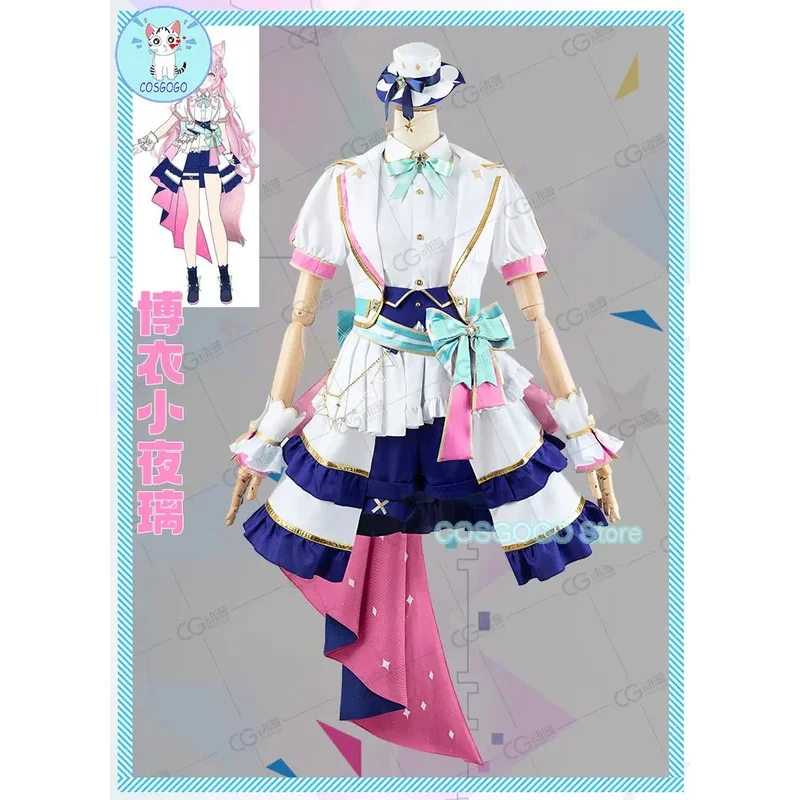 COSGOGO Vtuber Hololive 4th Towa Lamy Sora Roboco San Noel Takane Lui جميع الأعضاء أزياء تنكرية للهالوين ملابس نسائية