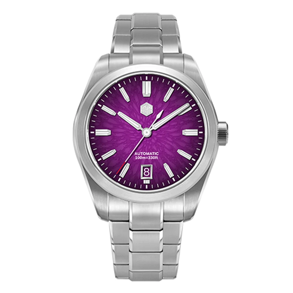 San Martin Originele GADA 36/39/42mm JianZhan Wijzerplaat Mannen Horloge Miyota 9015 Self-Wind BGW-X1 10Bar Saffier Reloj SN0144GS/X/L-3/4