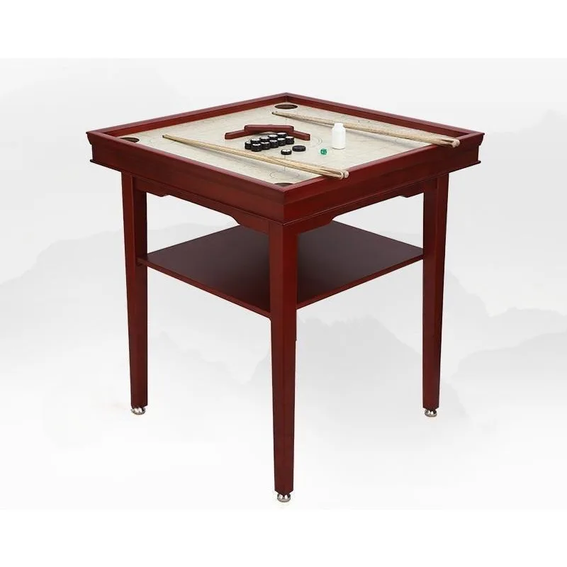 

The Chessboard Table Is A Full Set of Leisure Standard Table Solid Wood for The Middle and Elderly