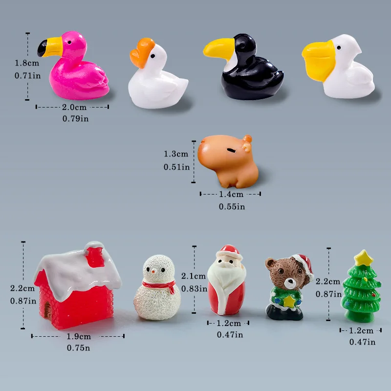 Pigeon Rabbit Cat Duck Frog Snail Bird DIY Figurines Landscape Dollhouse Miniature Fairy Garden Ornament Decoration Accessories