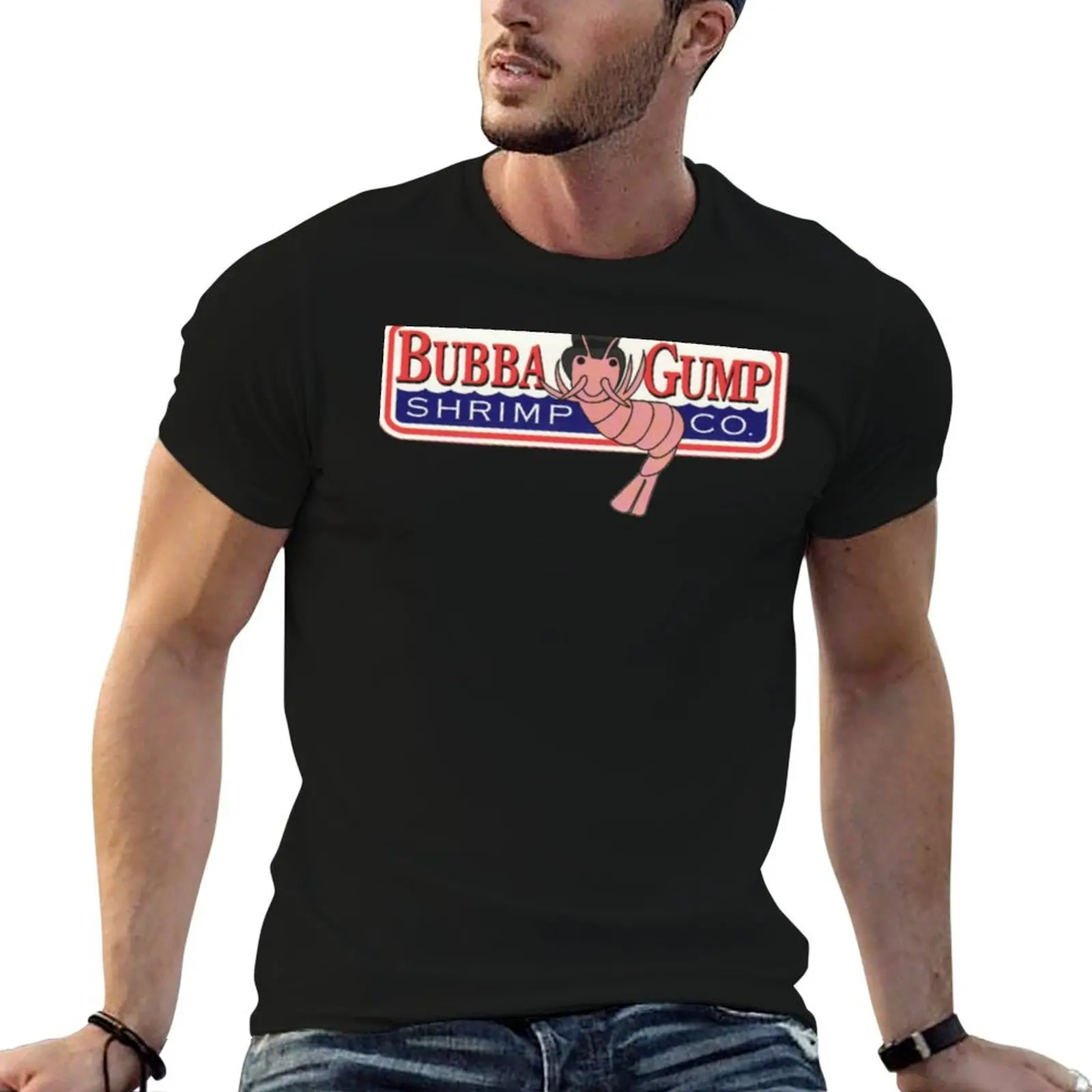 Bubba Gump T-Shirt funny shirt cotton anime shirt mens big and tall t shirts