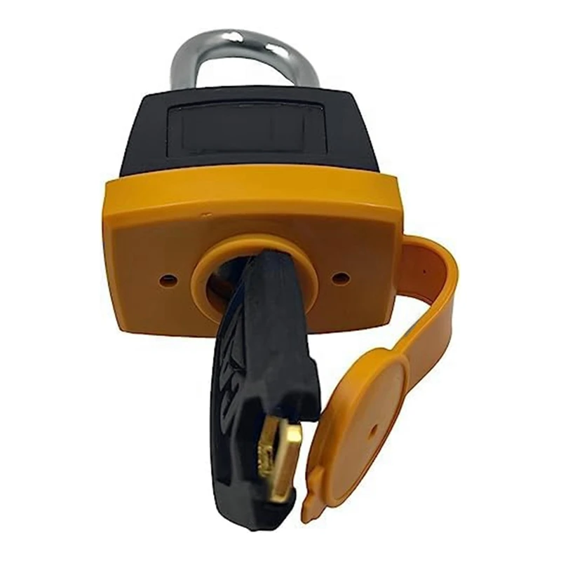 2Set 246-2641 Padlock Durability Padlock With 6Pcs 5P8500 Iginition Keys For Caterpillar Cat 20103300 2849039 7X7700 1428828