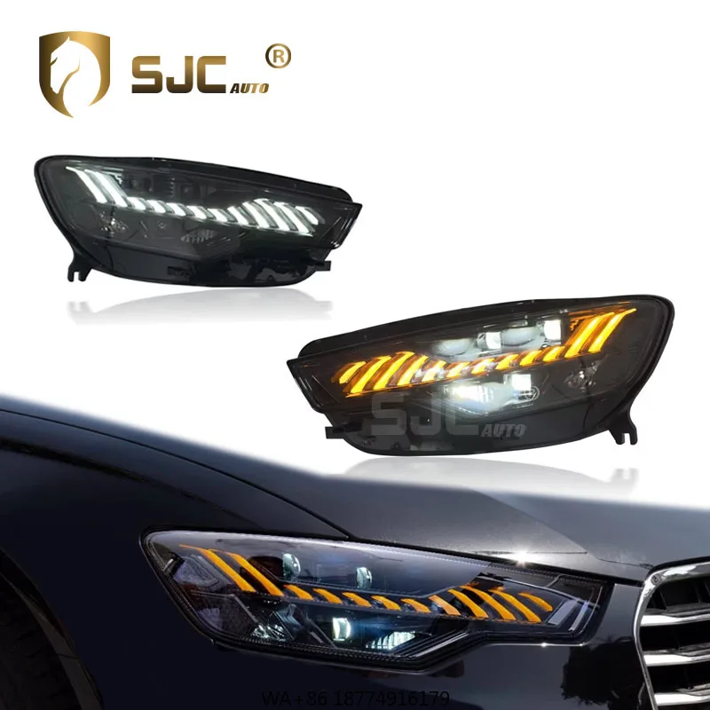 

Car Lighting Auto Parts Head Lamps for A6 Led Headlights Upgrade RS Style Led Front Light Fit 2012-2015 Car Lighting