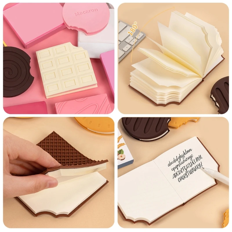 K1AA สมุดบันทึกขนาดเล็ก 70 แผ่น Unlined Small Memo Pad Notepads Doodling Pad
