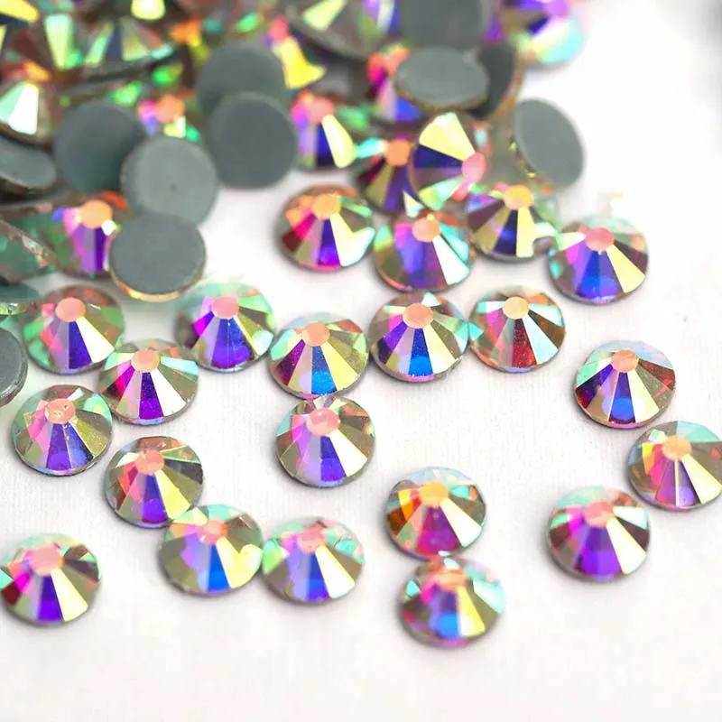 

Hot ! 5 bags /lot ss20 (4.6-4.8mm) AB Color Crystal Rhinestones DMC Hot Fix Stone/Crystal Beads Loose Rhinestone