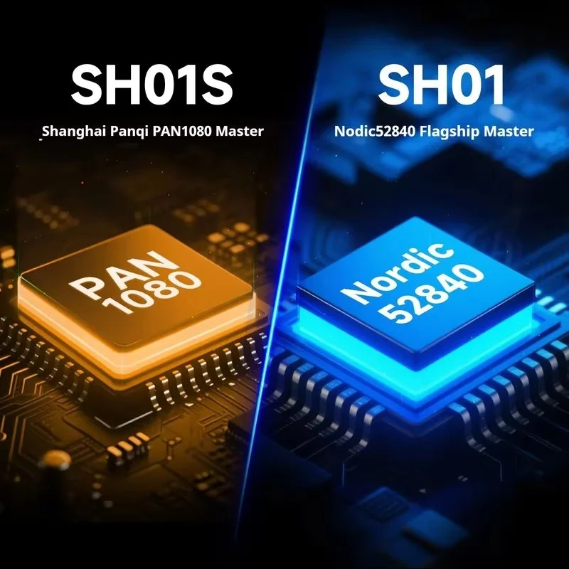 Rawm SH01S ماوس رياضي إلكتروني لاسلكي خفيف الوزن وقابس ساخن مايكرو بلوتوث متوافق مع Paw3395 لألعاب الكمبيوتر والاستخدام المكتبي #3