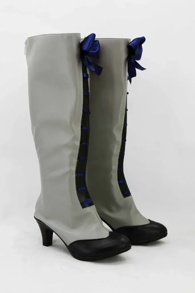 Botas de cosplay de mordomo preto Kuroshitsuji Ciel sapatos de anime feitos sob medida