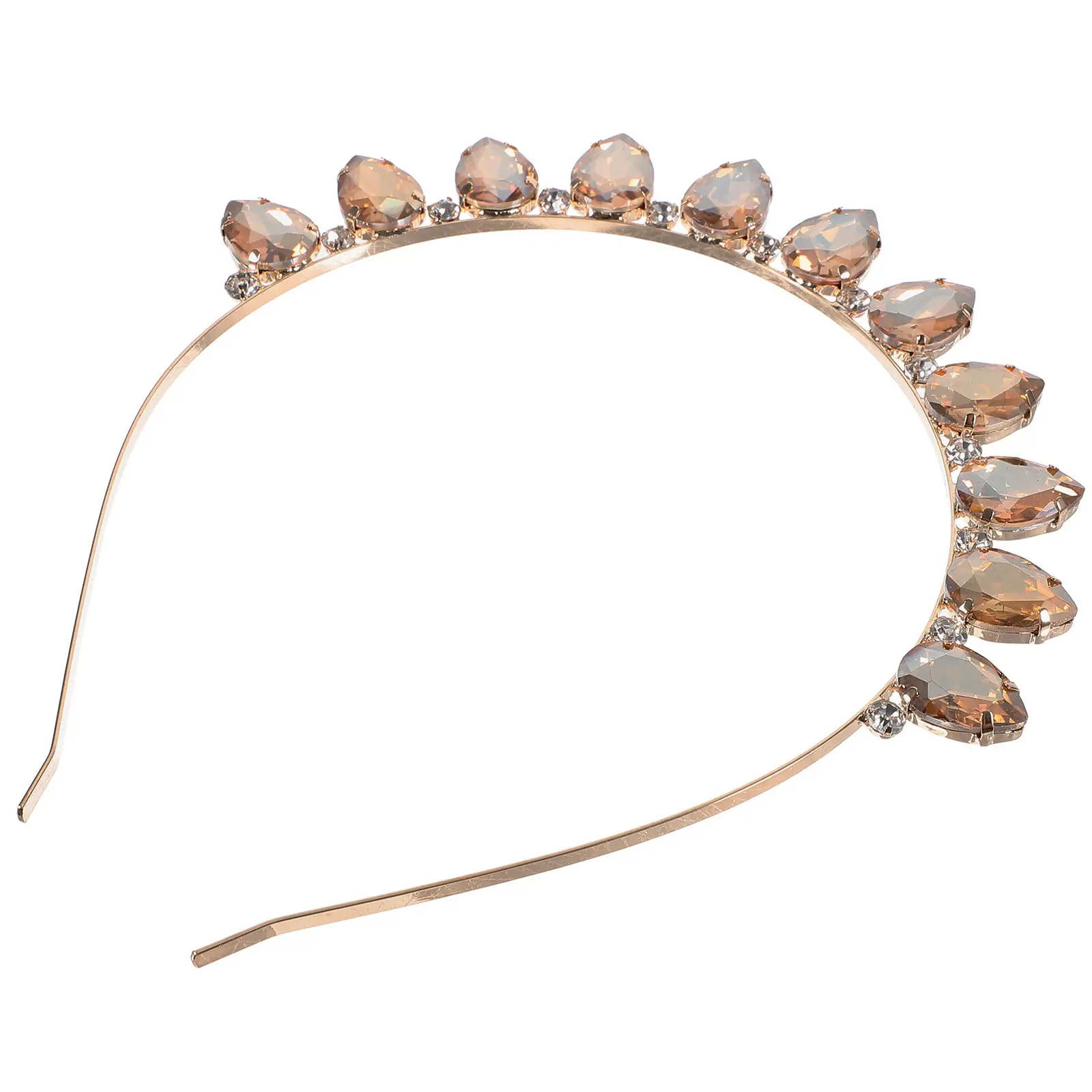 

Crystal Hair Band Party Headband Metal Rhinestone Elastic Band Wedding Bride Headdress Women Rhinestone Hair Accessories