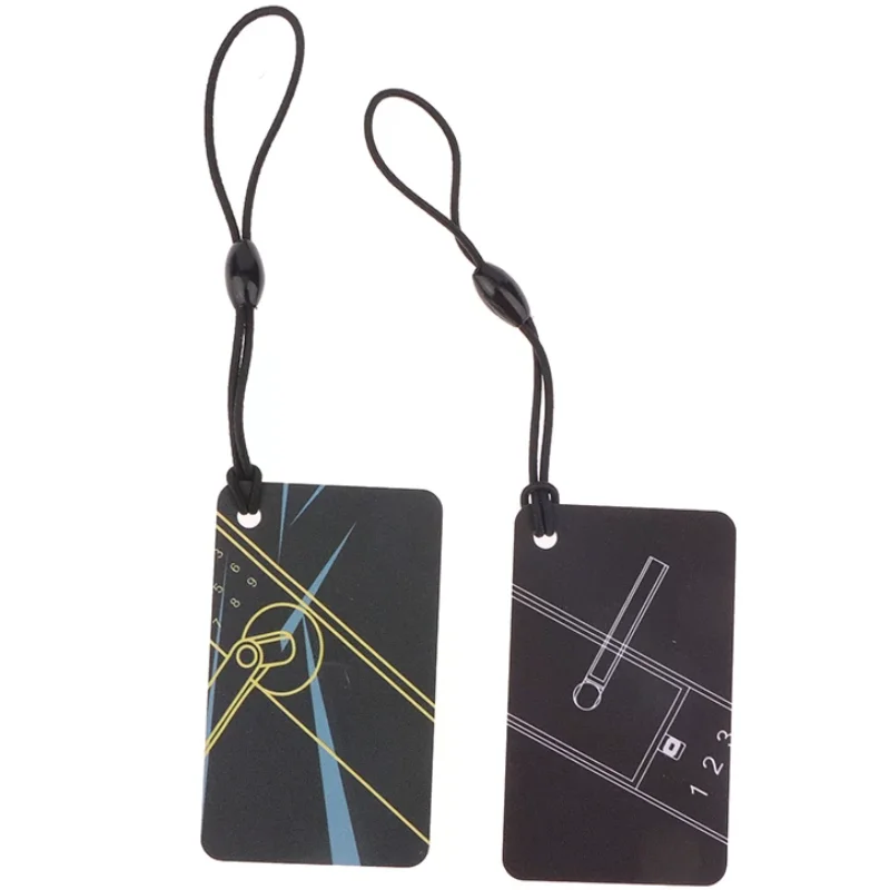 Para fechadura de porta inteligente com cartão chave de hotel, 10 peças, cartão inteligente em branco, 13.56mhz, 125khz, cartão ic para fechadura inteligente com impressão digital