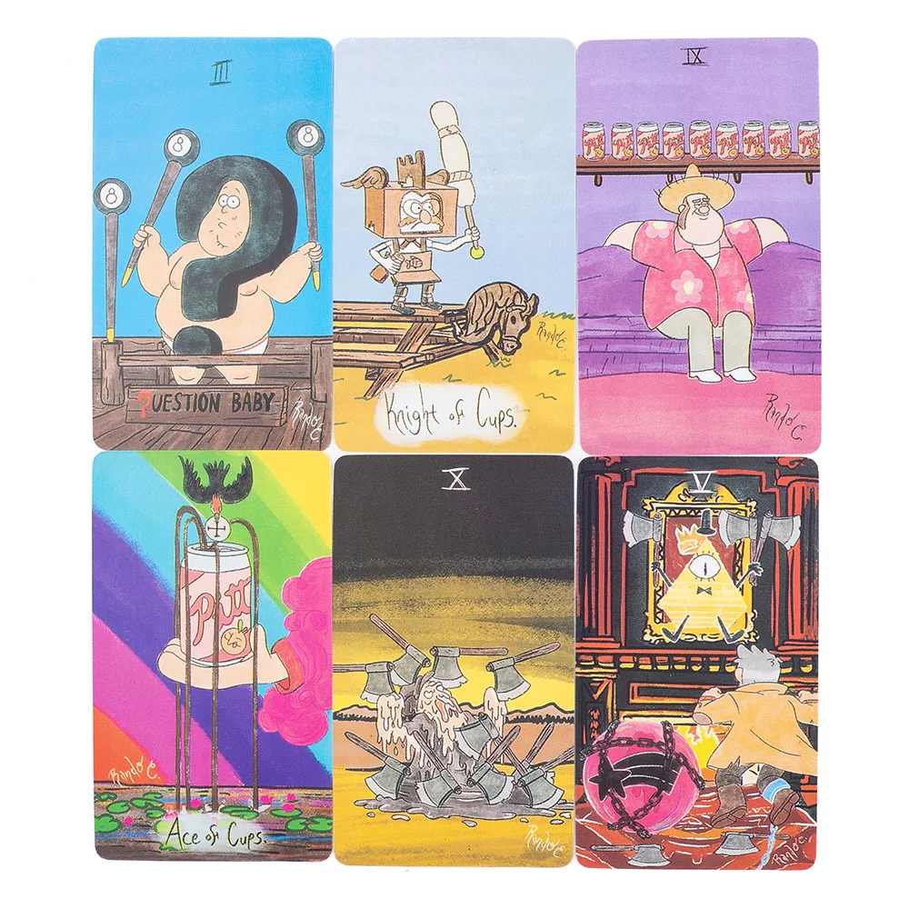 The Mystery Tarot 78-Kartendeck für geheimnisvolle Wahrsagerei, Familienparty-Geschenk, englische Version, Oracle, 10,3 x 6 cm, Brettspiel – Detail 8